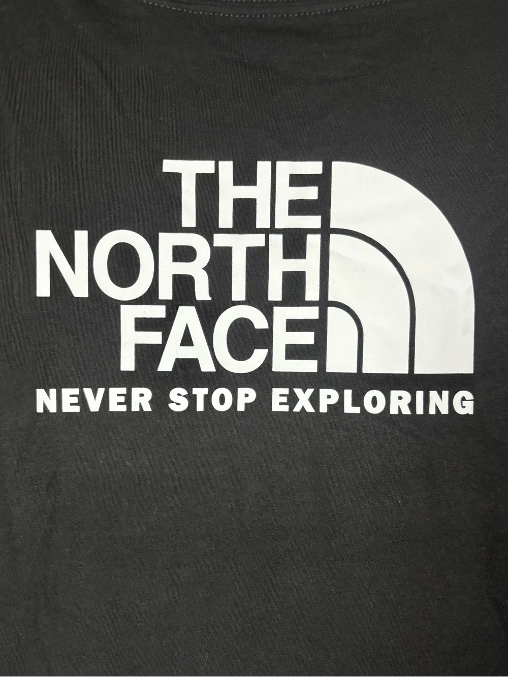 NWT The North Face Women’s Throwback Short Sleeve Tee Black/White Logo Size XL - Picture 4 of 8